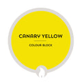 Canary yellow color swatch with 'Canary Yellow' text on a white background