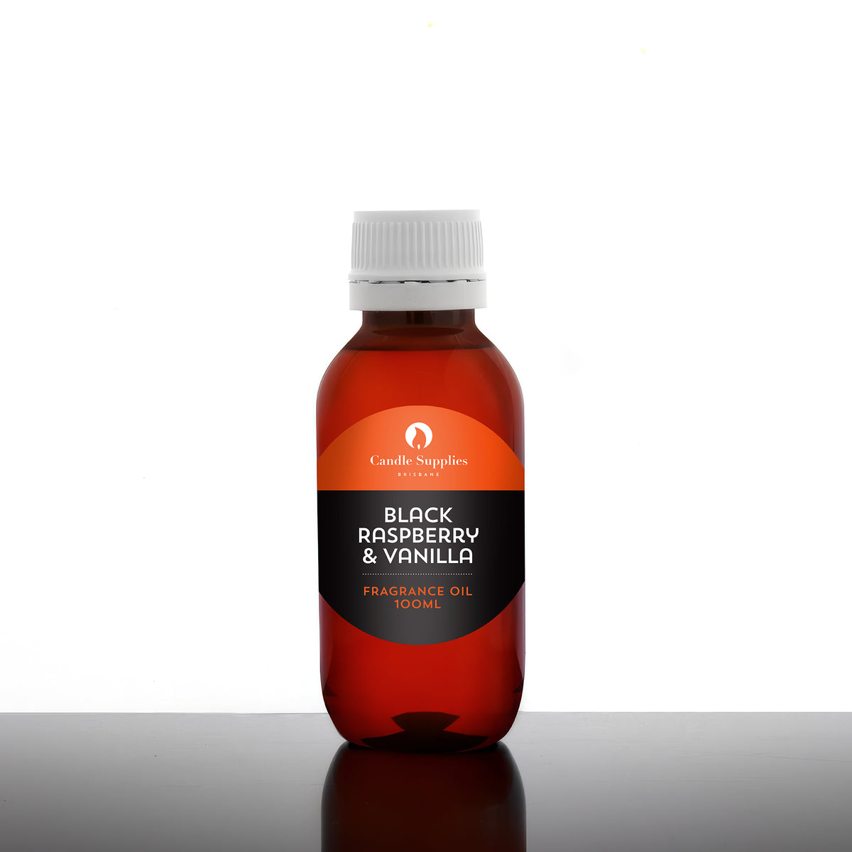 100ml bottle of black raspberry and vanilla fragrance oil