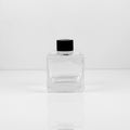 Reed Diffuser Bottle - Square with Black Collar