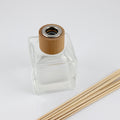 Reed Diffuser Bottle - Square with Natural Collar