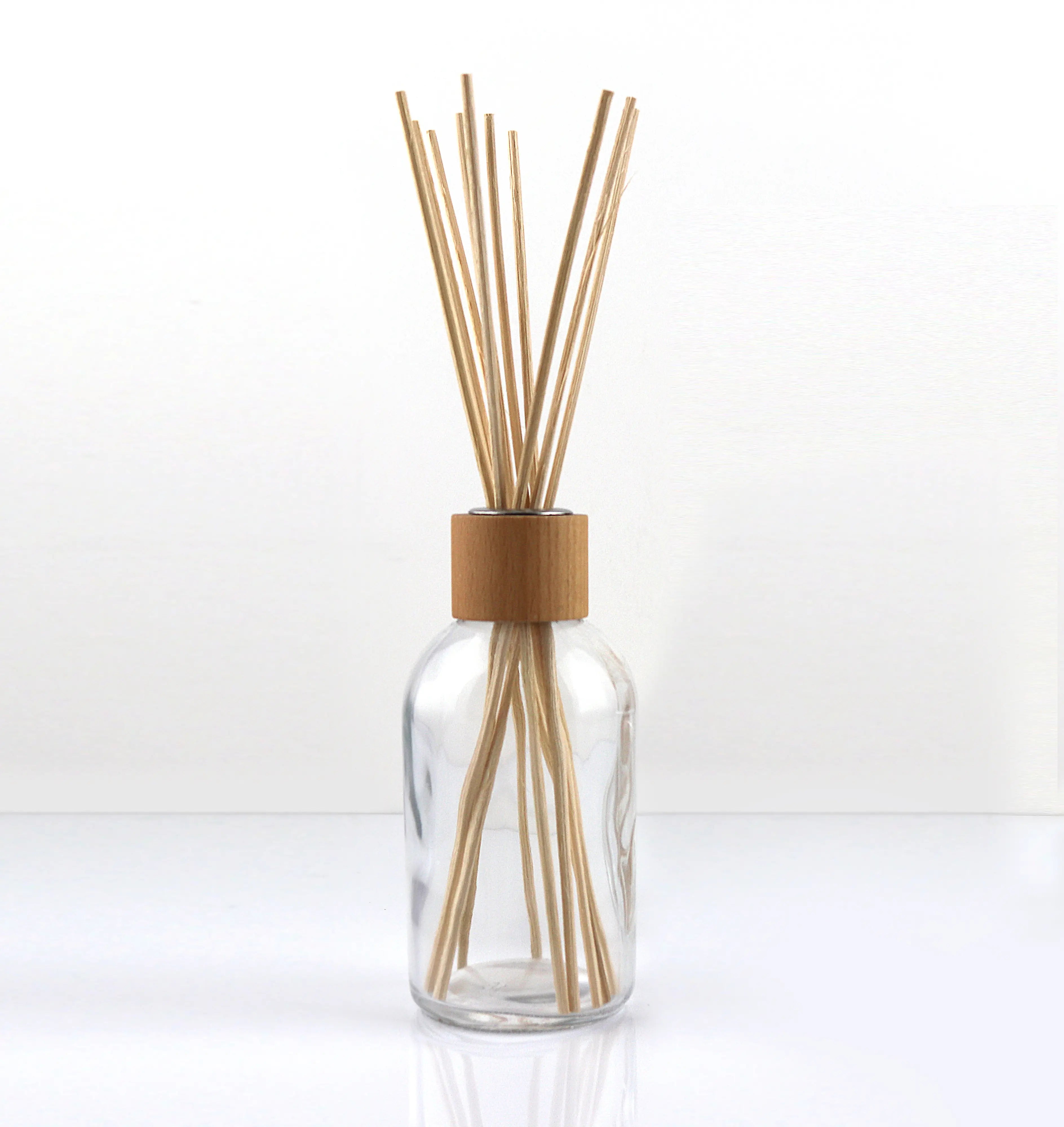 Reed Diffuser Bottle - Round with Natural Collar