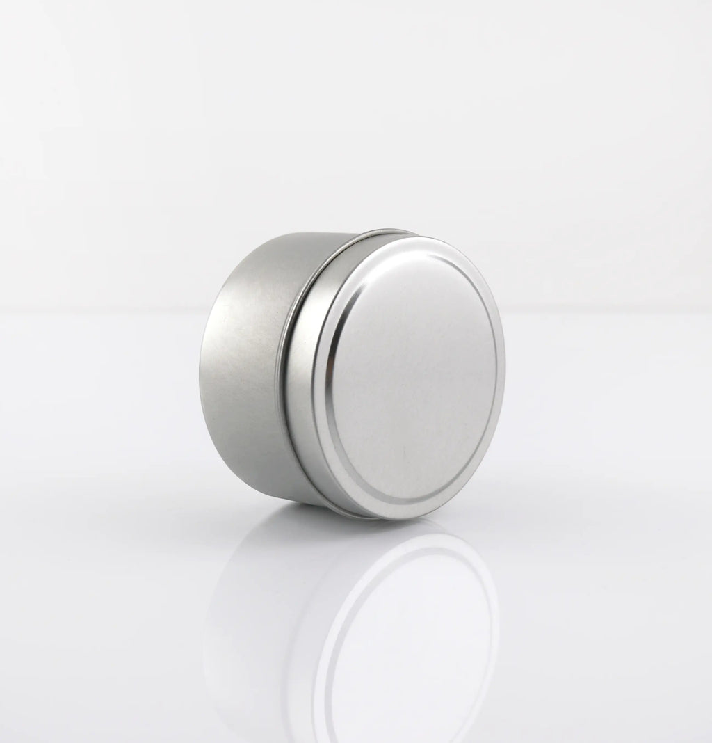 Tins - Silver with Plain Lid - 90ml