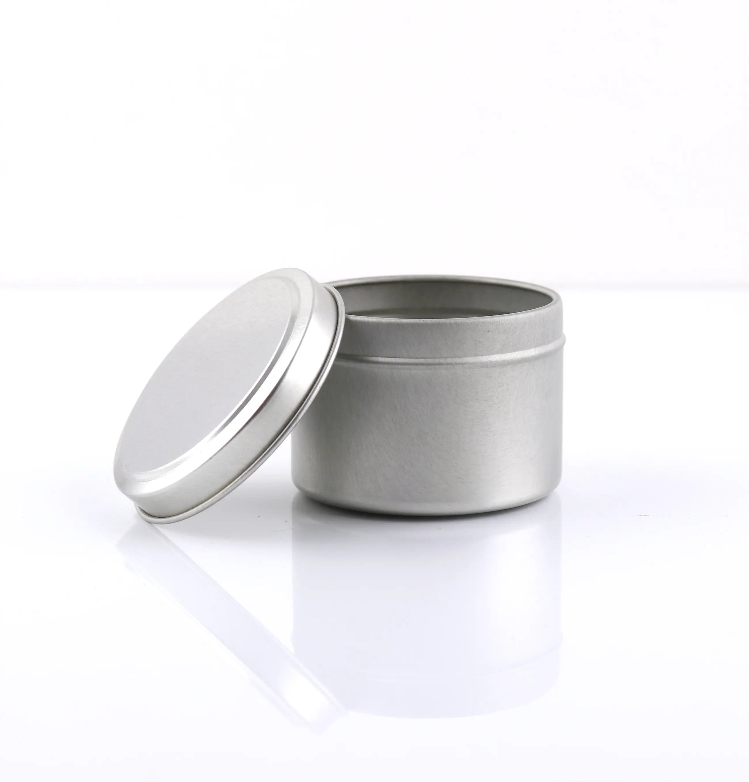 Tins - Silver with Plain Lid - 90ml
