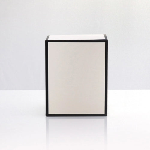 Box - White with Black Trim - Large