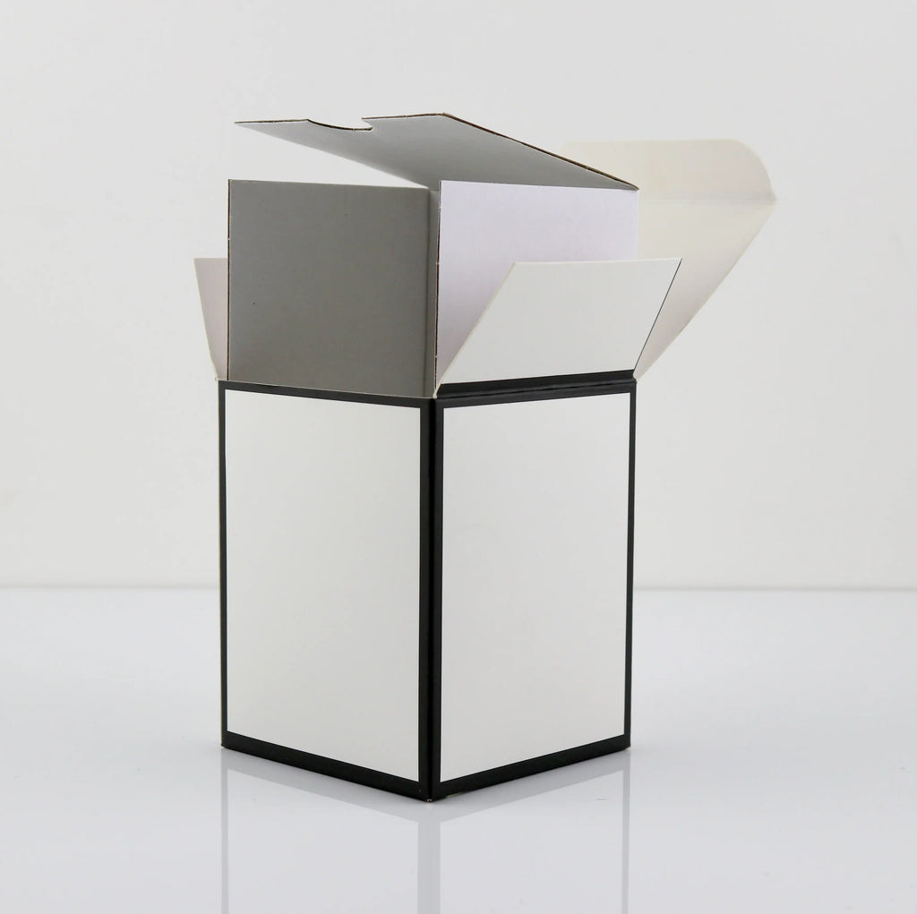 Box - White with Black Trim - Medium