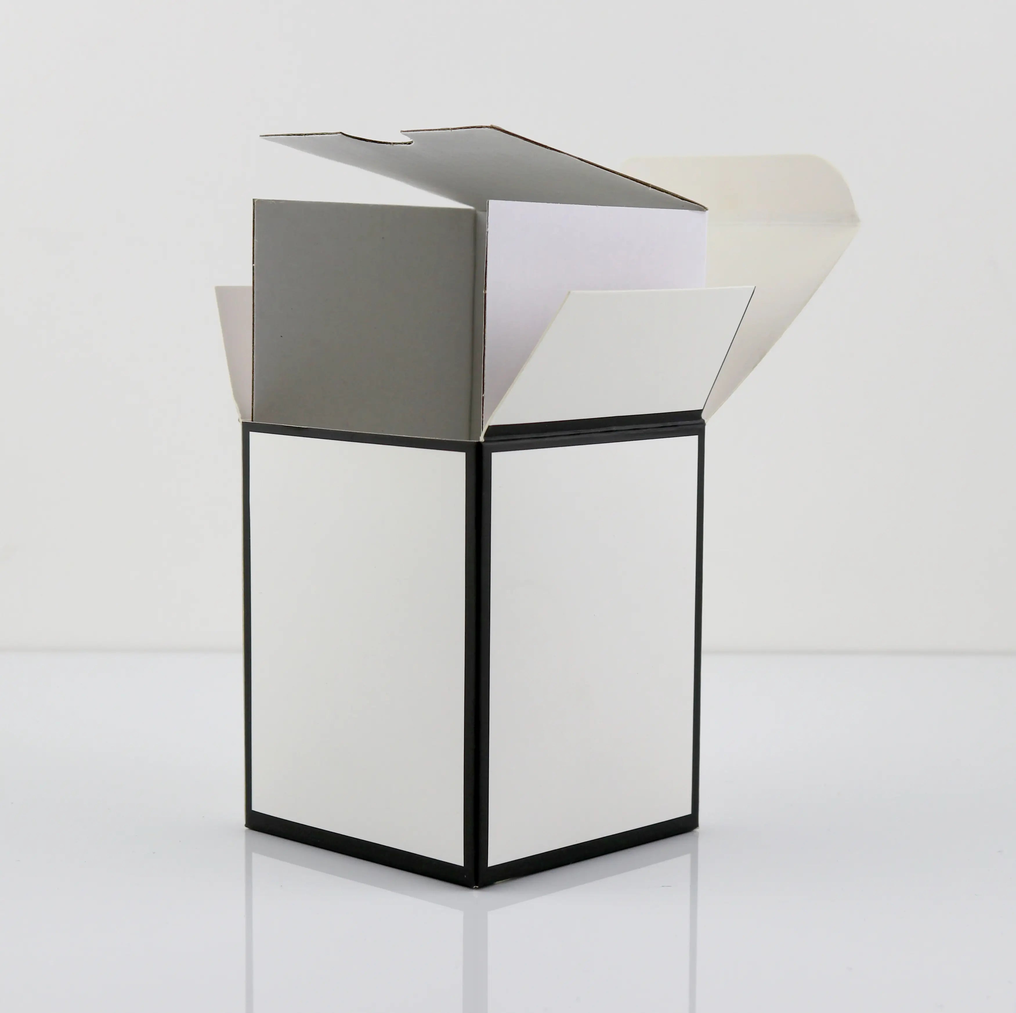 Box - White with Black Trim - Medium