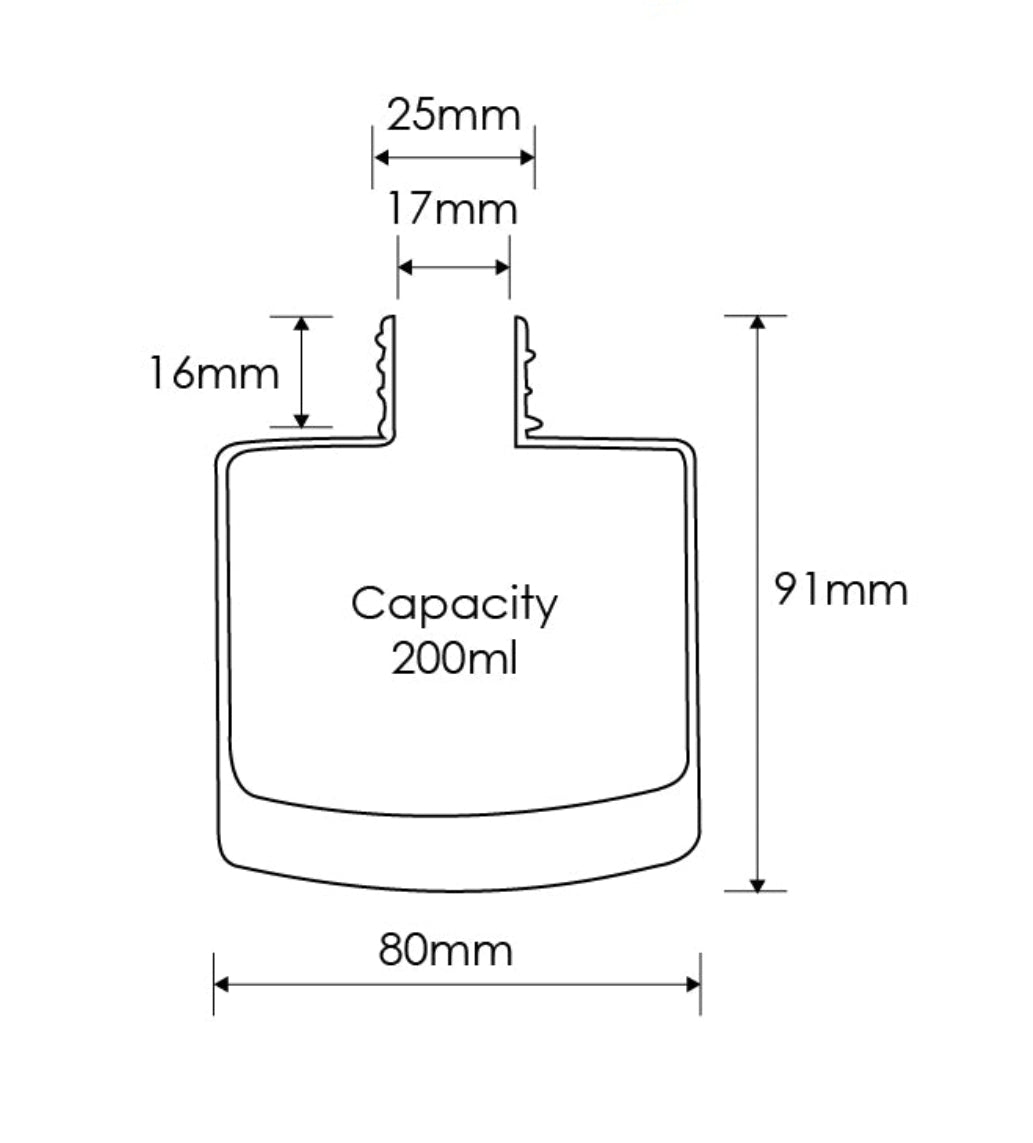 Reed Diffuser Bottle - Round Squat