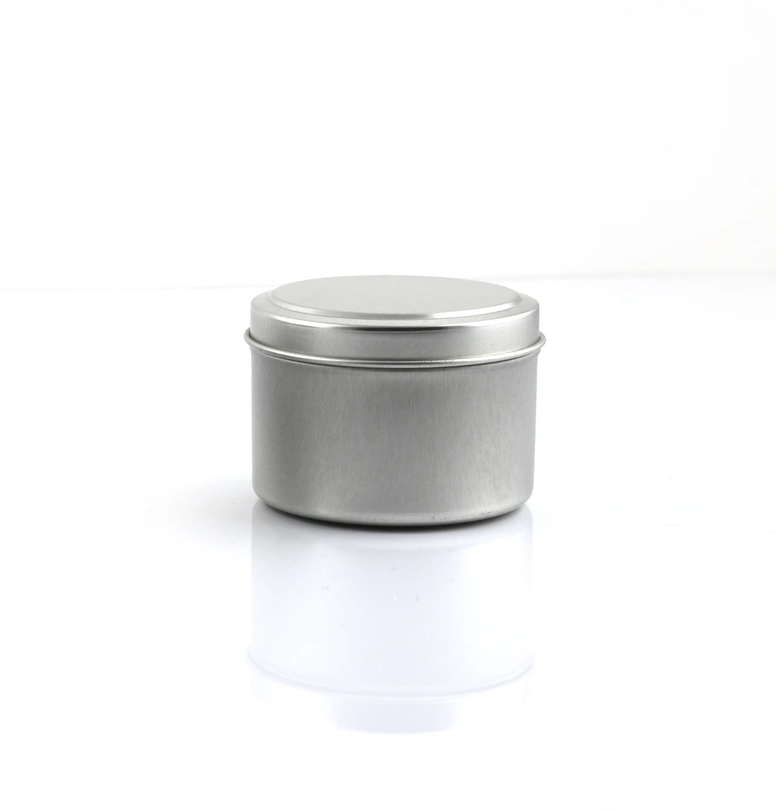 Tins - Silver with Plain Lid - 90ml